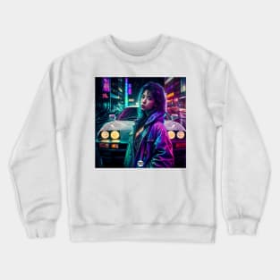 Neon Rain Dance Crewneck Sweatshirt
